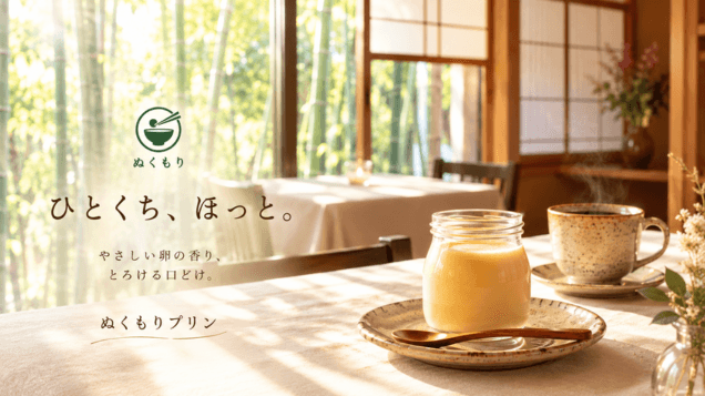 ぬくもり自家製プリンの販売を開始しました
